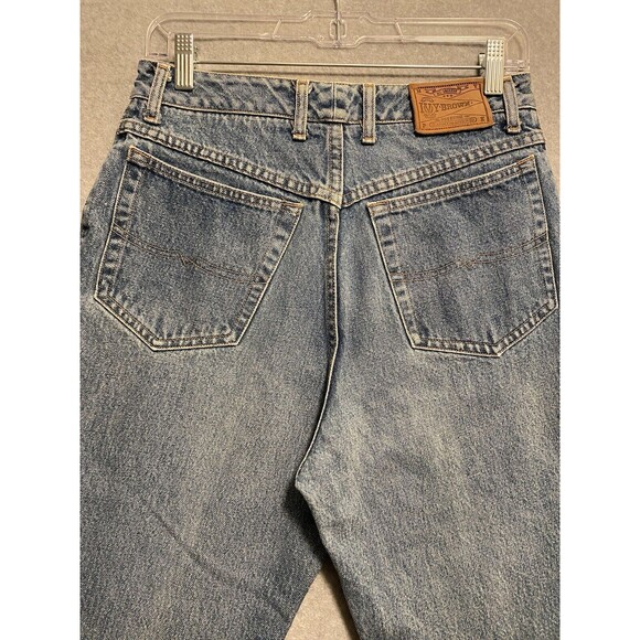 Ivy Brown Jeans Women's 10 Vintage‎ Light Blue High Rise Academia Tapered USA - Picture 8 of 14